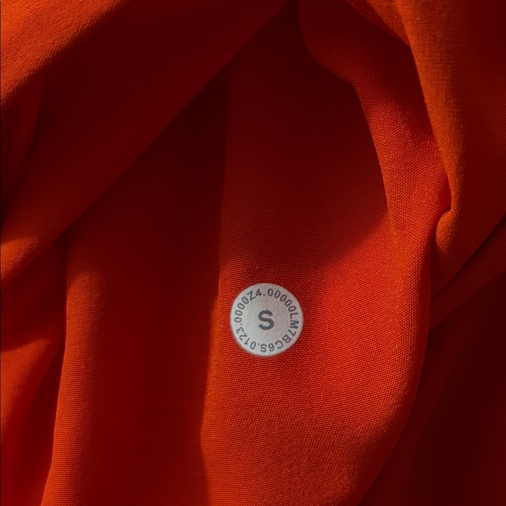 Lululemon Men’s Size Small Bright Orange Training Shorts Running Fitness Workout - Picture 6 of 11